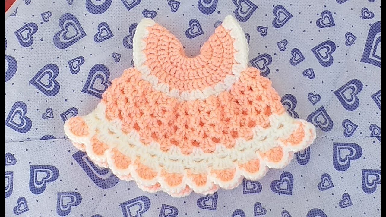 HERMOSO VESTIDITO TEJIDO A CROCHET