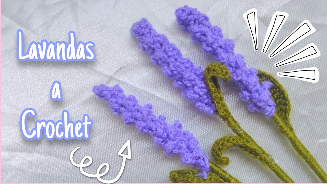 LAVANDAS A CROCHET ????| SUPER FÁCIL