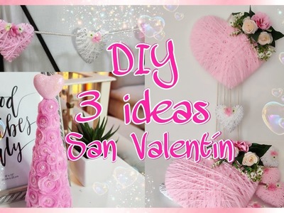 DIY 3 Manualidades para San Valentín por menos de $ 50 | videos san Valentín 2023 | Valentíns Day
