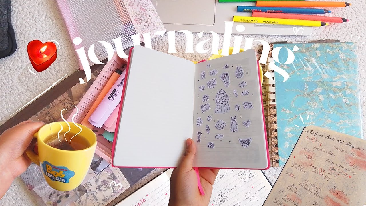 El hábito de hacer journaling ♡ les muestro mis agendas y materiales