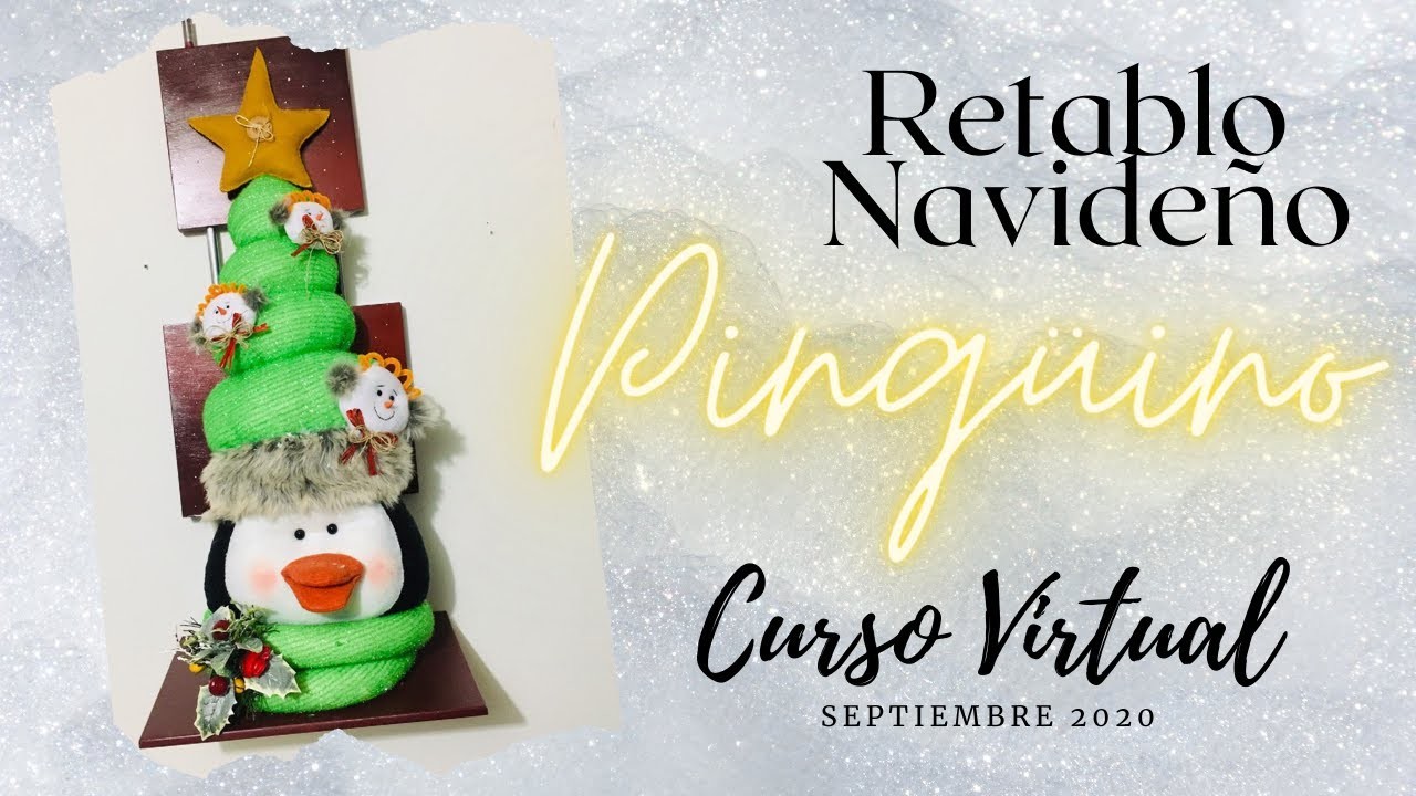 RETABLO PINGÜINO | MOLDES GRATIS REGALO POR LOS 100 mil SUSCRIPTORES